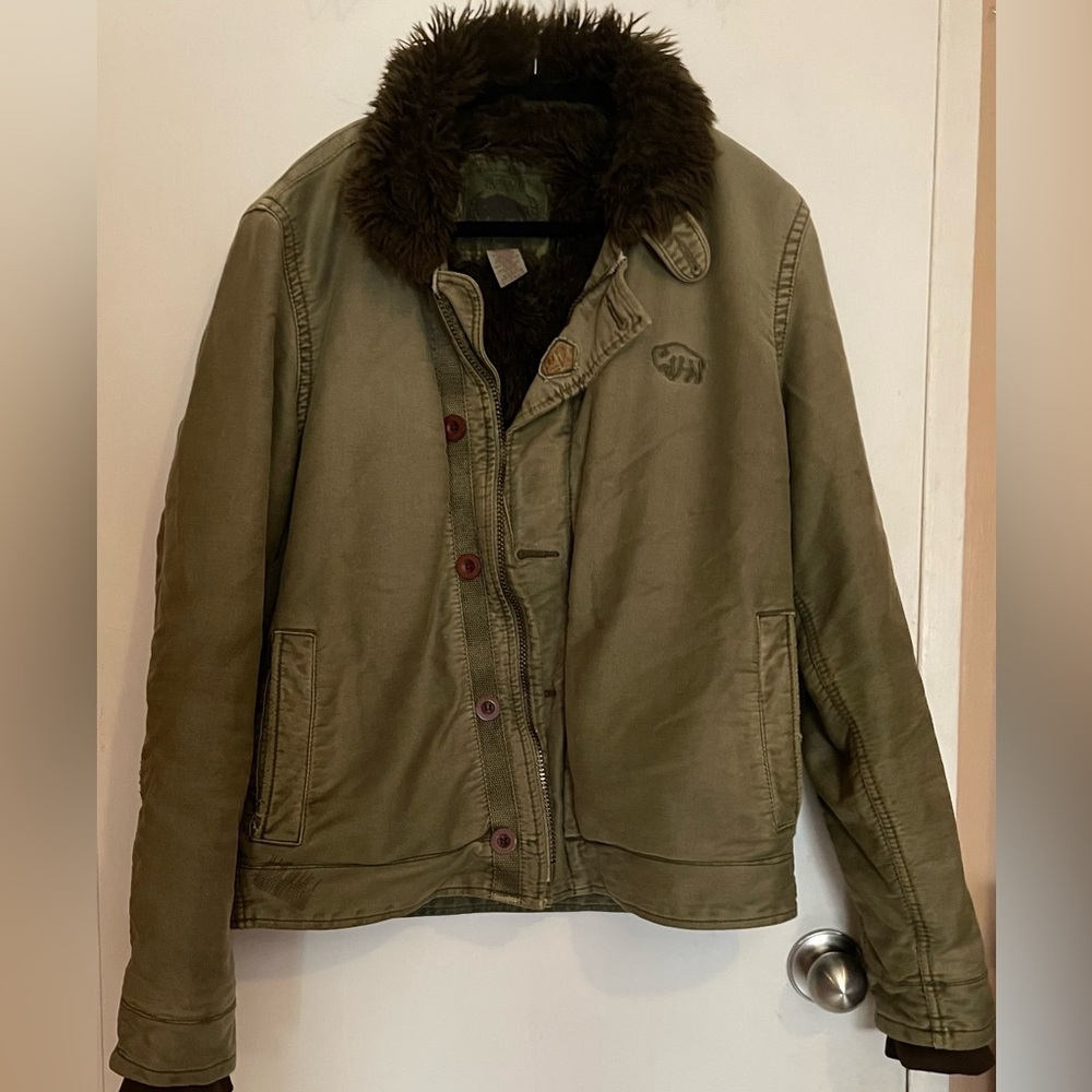 Men’s Rare Vintage N1 Style Jacket Medium by David Bitton- Buffalo